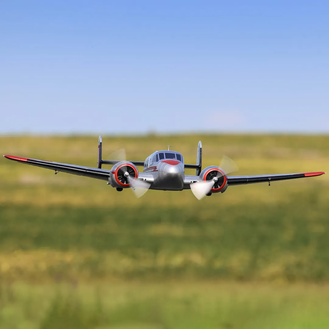E-flite Twin Beechcraft D18 1.5m BNF Basic-HOBBY ZONE