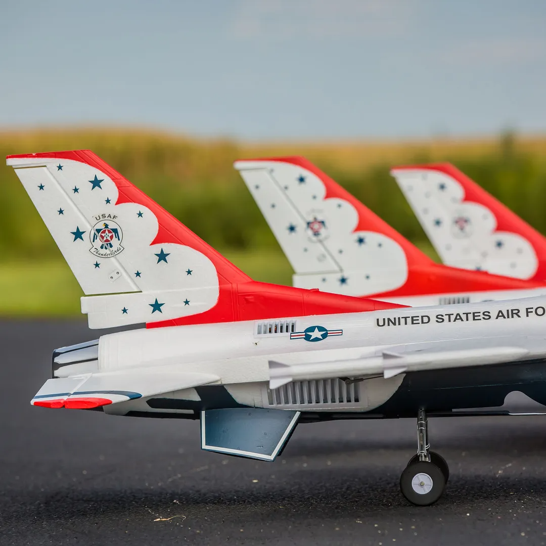 E-flite F-16 70mm EDF BNF Basic w/AS3X and SS-HOBBY ZONE