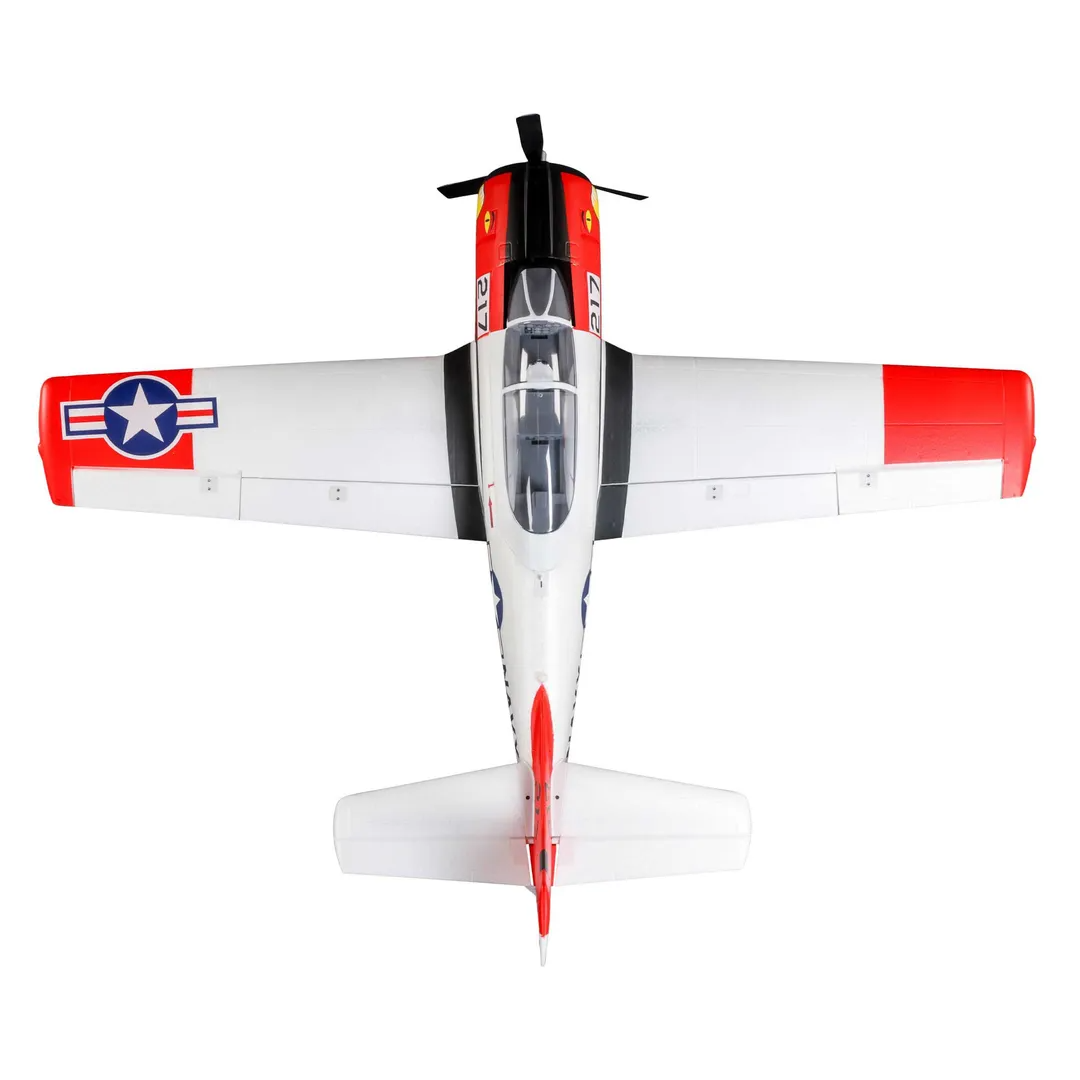 T-28C Trojan。在庫1点 E-flite 1T-28 Trojan BNF Basic Electric RC Warbirds Airplane