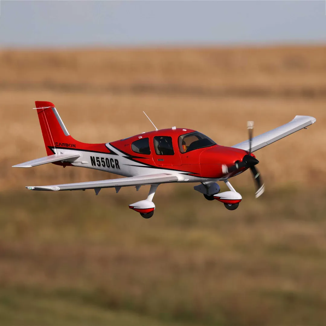E-flite Cirrus SR22T Red 1.5m BNF Basic-HOBBY ZONE