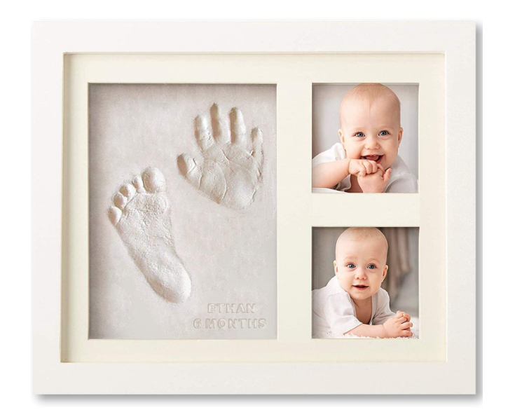 MyMiniJoy Baby Handprint and Footprint Picture Frame Kit with