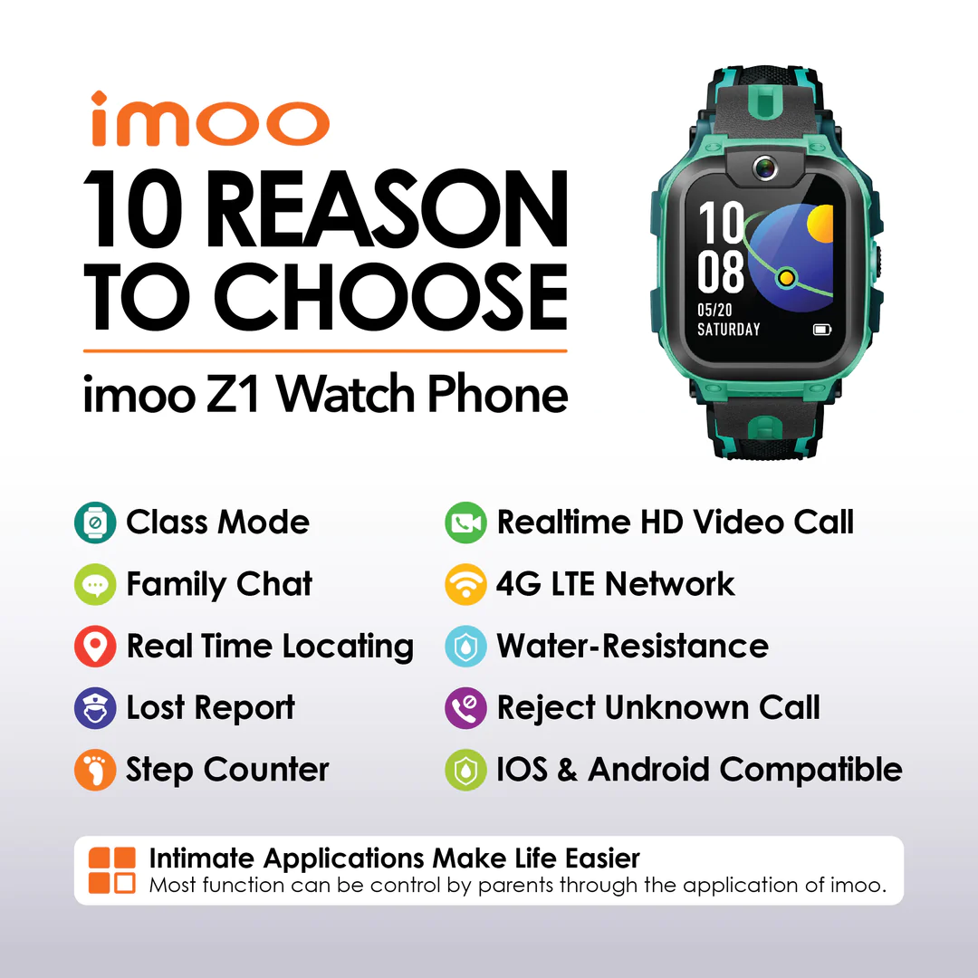 Kids Watches - The imoo Watch Phone Z1 and Smart Watch for Kids - Perfect Children's Gift-imoo