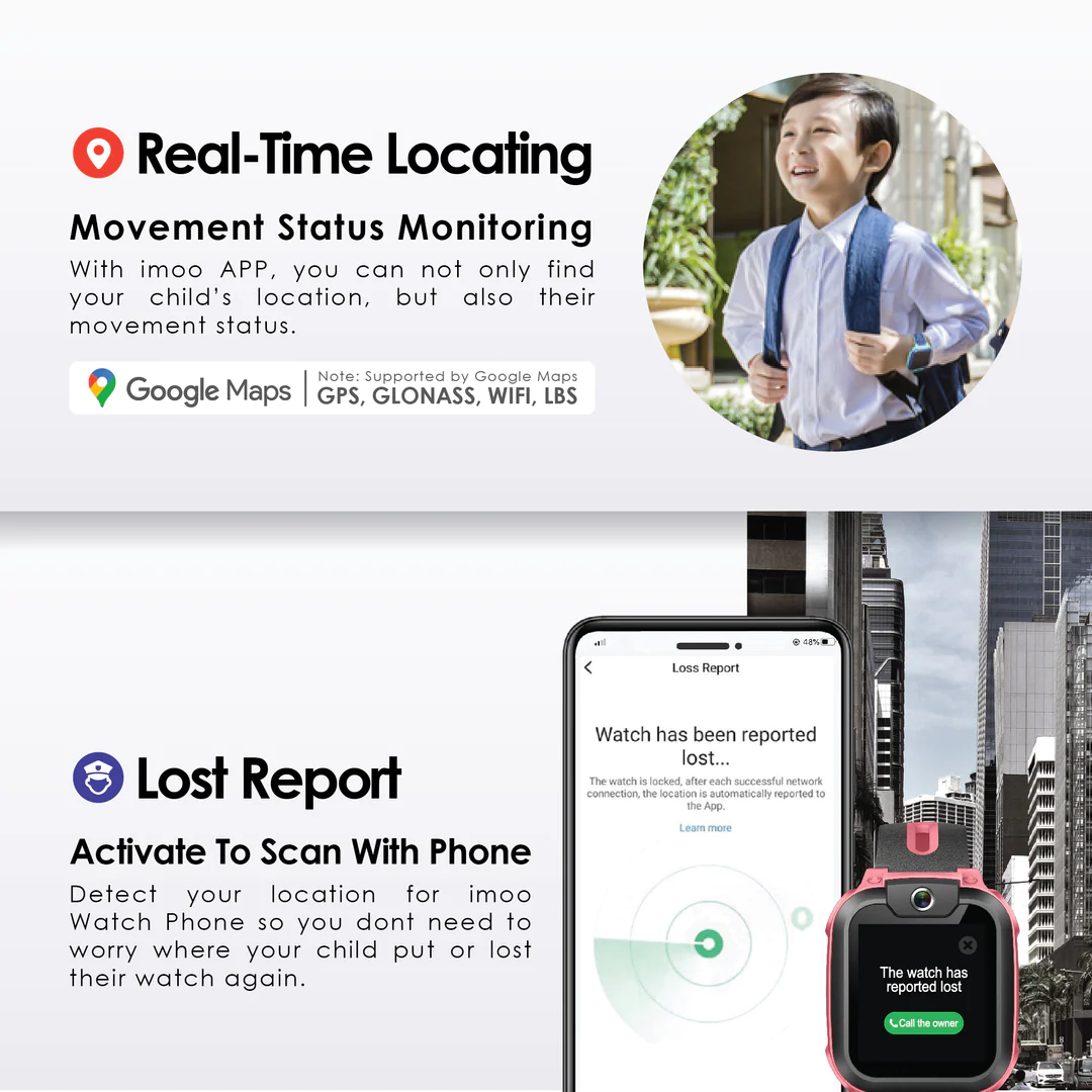 Kids Watches - The imoo Watch Phone Z1 and Smart Watch for Kids - Perfect Children's Gift-imoo