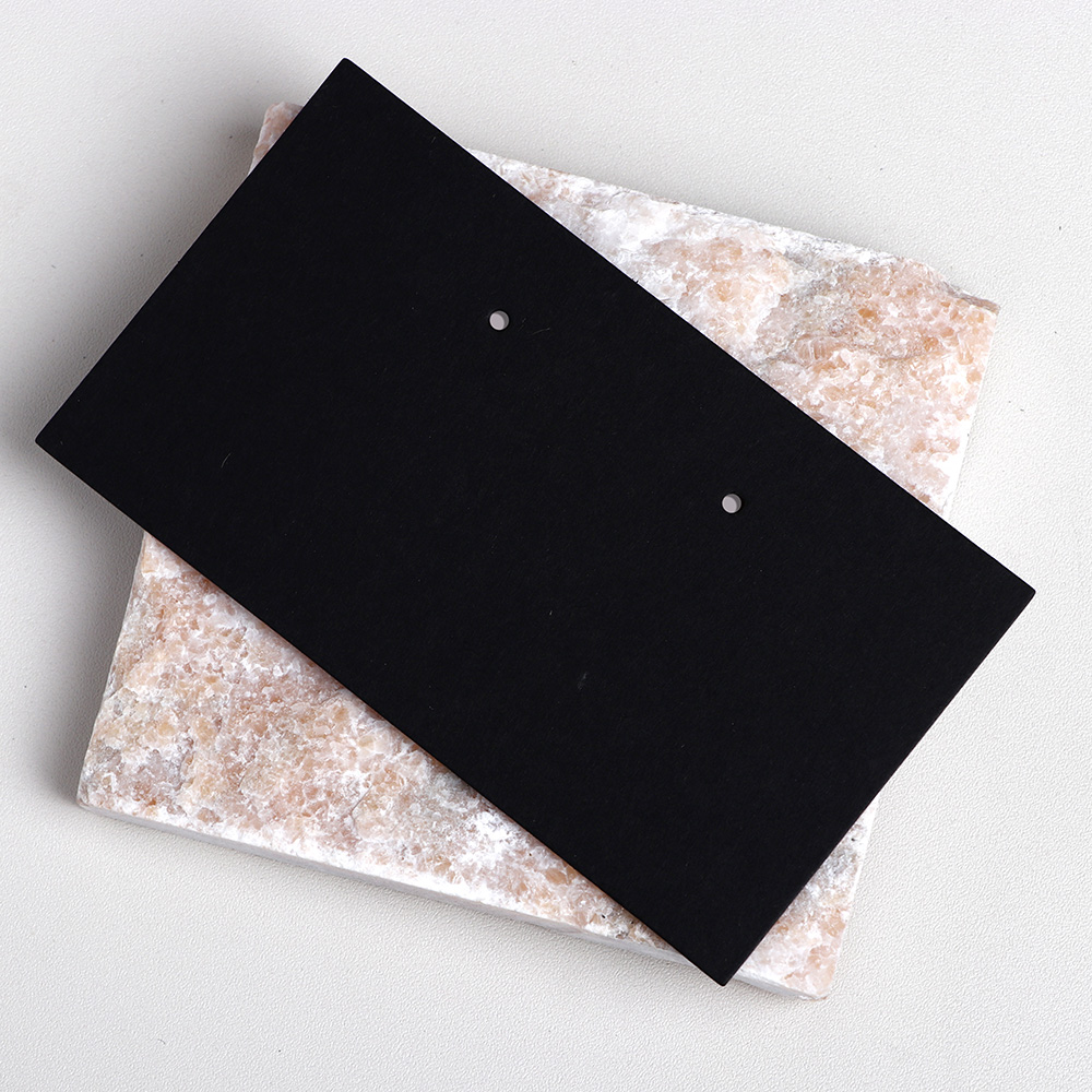 50 pieces 6.5x11.5 cm Square Corner Horzional Necklace Earring Display Cards For Jewelry Package (Donimay)(Personaliave Available)