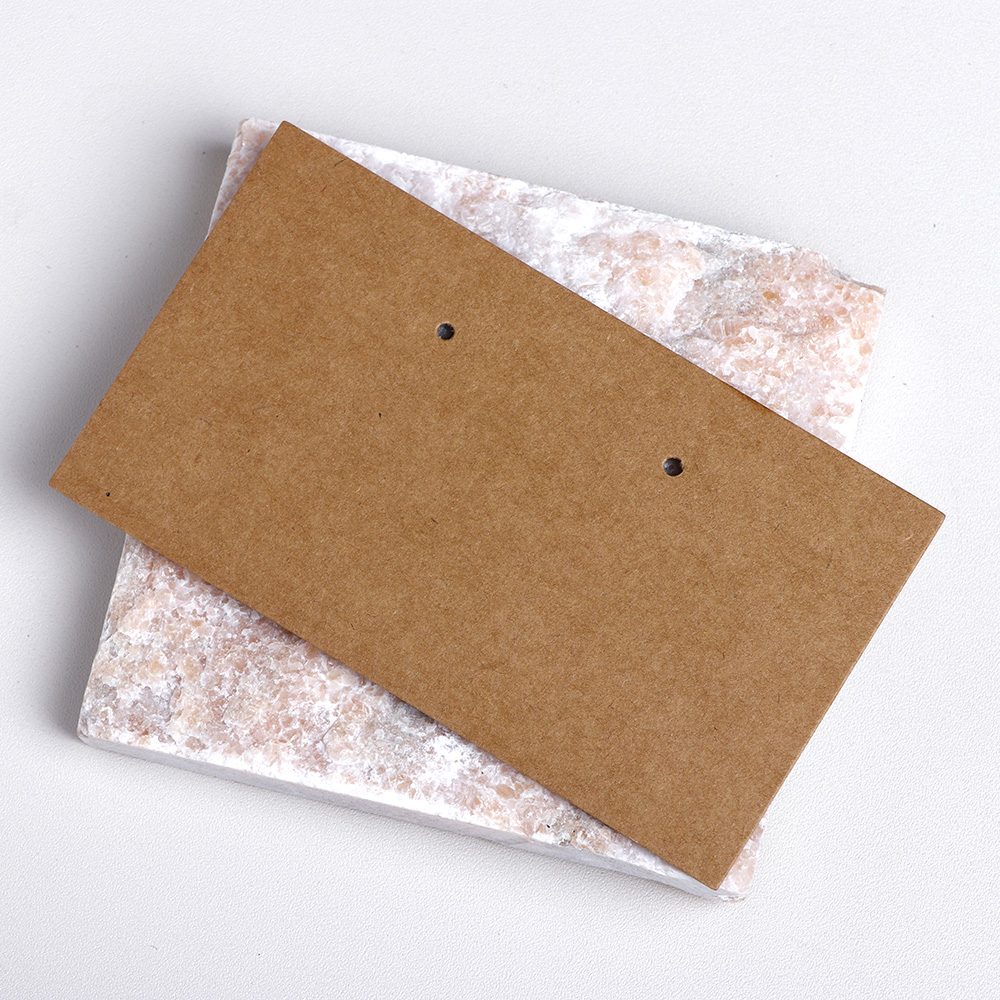 50 pieces 6.5x11.5 cm Square Corner Horzional Necklace Earring Display Cards For Jewelry Package (Donimay)(Personaliave Available)