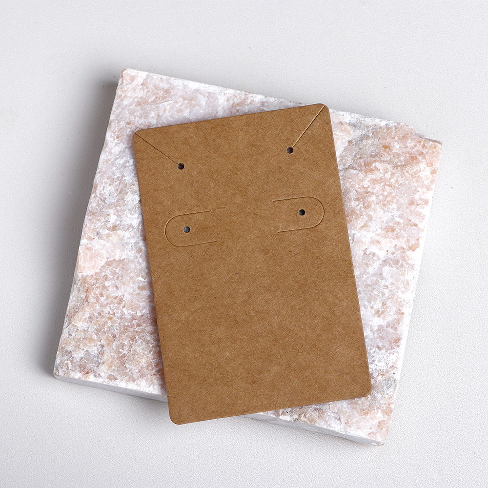 50 pieces 6x9 cm Round Paper Necklace Earring Display Cards For Jewelry Package (Donimay)(Personaliave Available)