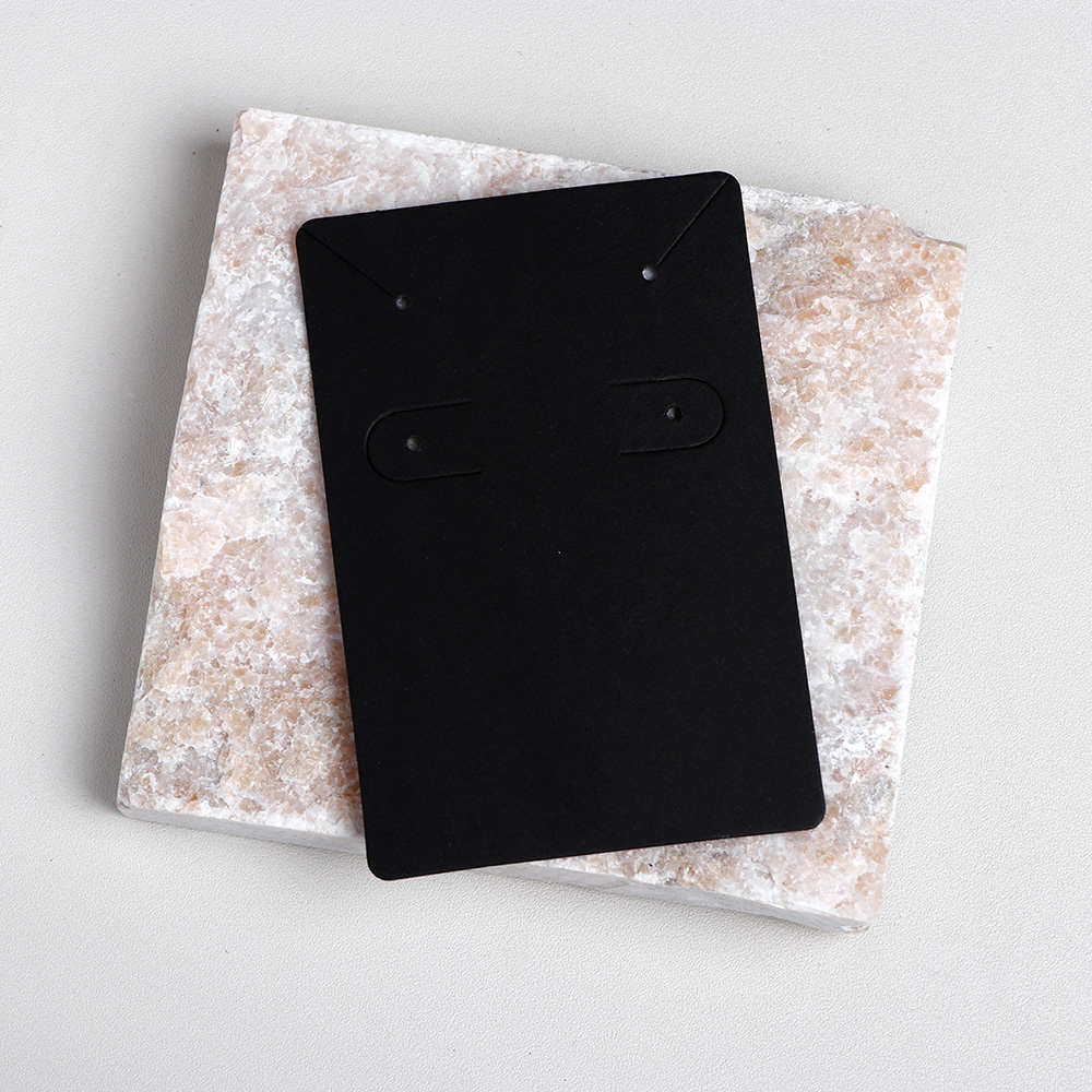 50 pieces 6x9 cm Round Paper Necklace Earring Display Cards For Jewelry Package (Donimay)(Personaliave Available)