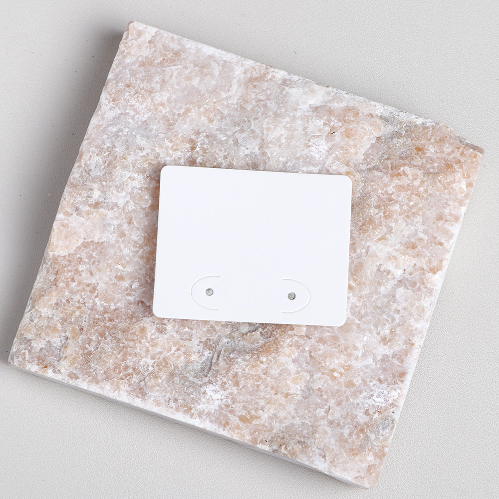 50 pieces 5x4cm Round Corner Earring Display Cards For Jewelry Package (Donimay)(Personalise Available)