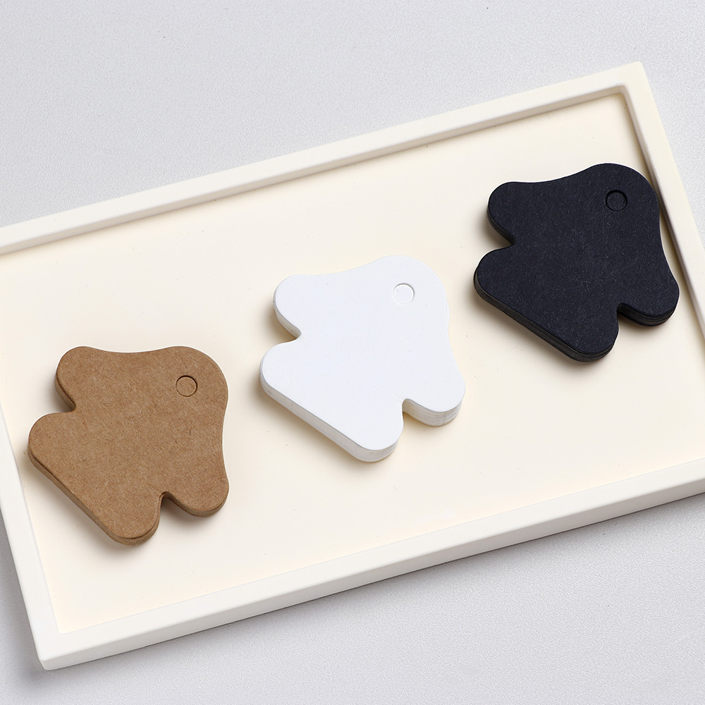 50 pieces 5x4.5cm Muchroom Label Tag Cards For Jewelry Package (Donimay)(Personalise Available)