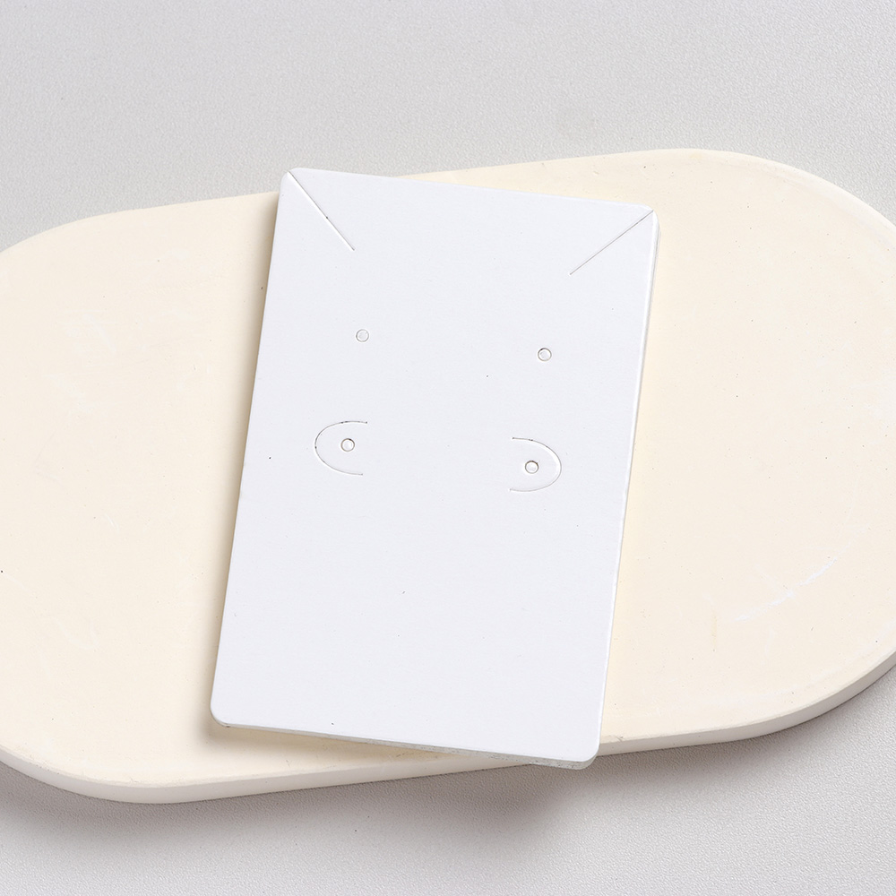 50 pieces 6x9 cm Round Paper Necklace Earring Display Cards For Jewelry Package (Donimay)(Personaliave Available)