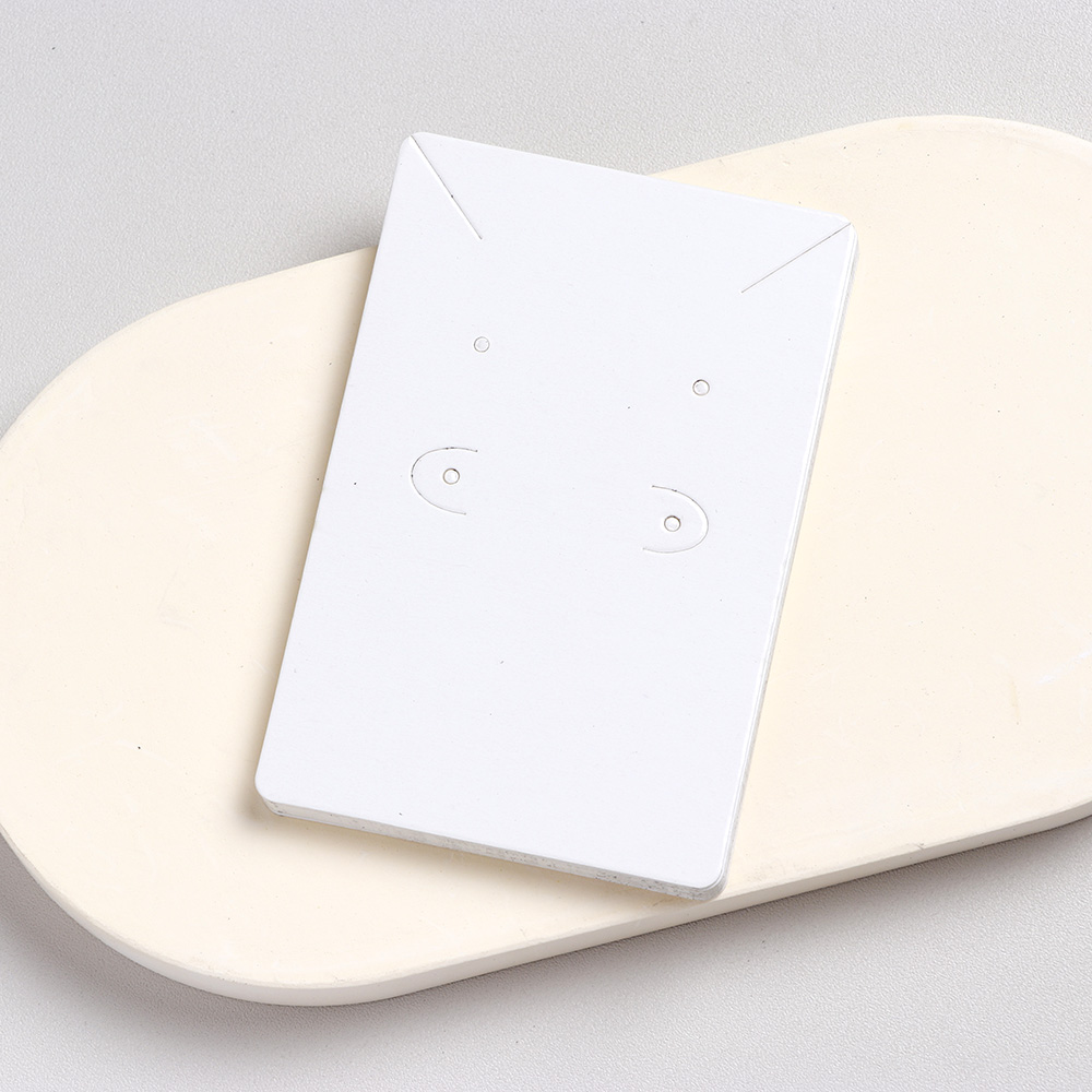 50 pieces 6x9 cm Round Paper Necklace Earring Display Cards For Jewelry Package (Donimay)(Personaliave Available)