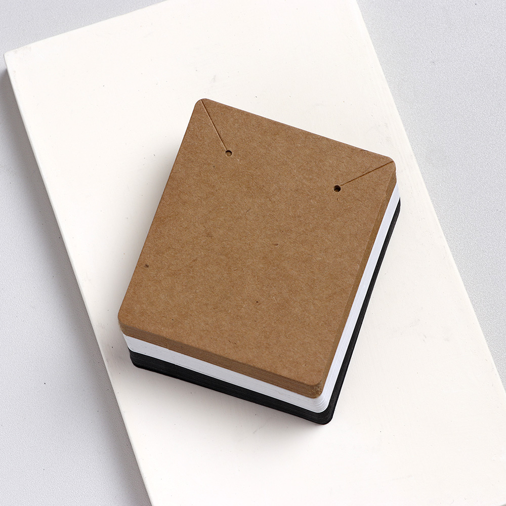 50 pieces 6x9cm Round Corner Earring Display Cards For Jewelry Package (Donimay)(Personalise Available)