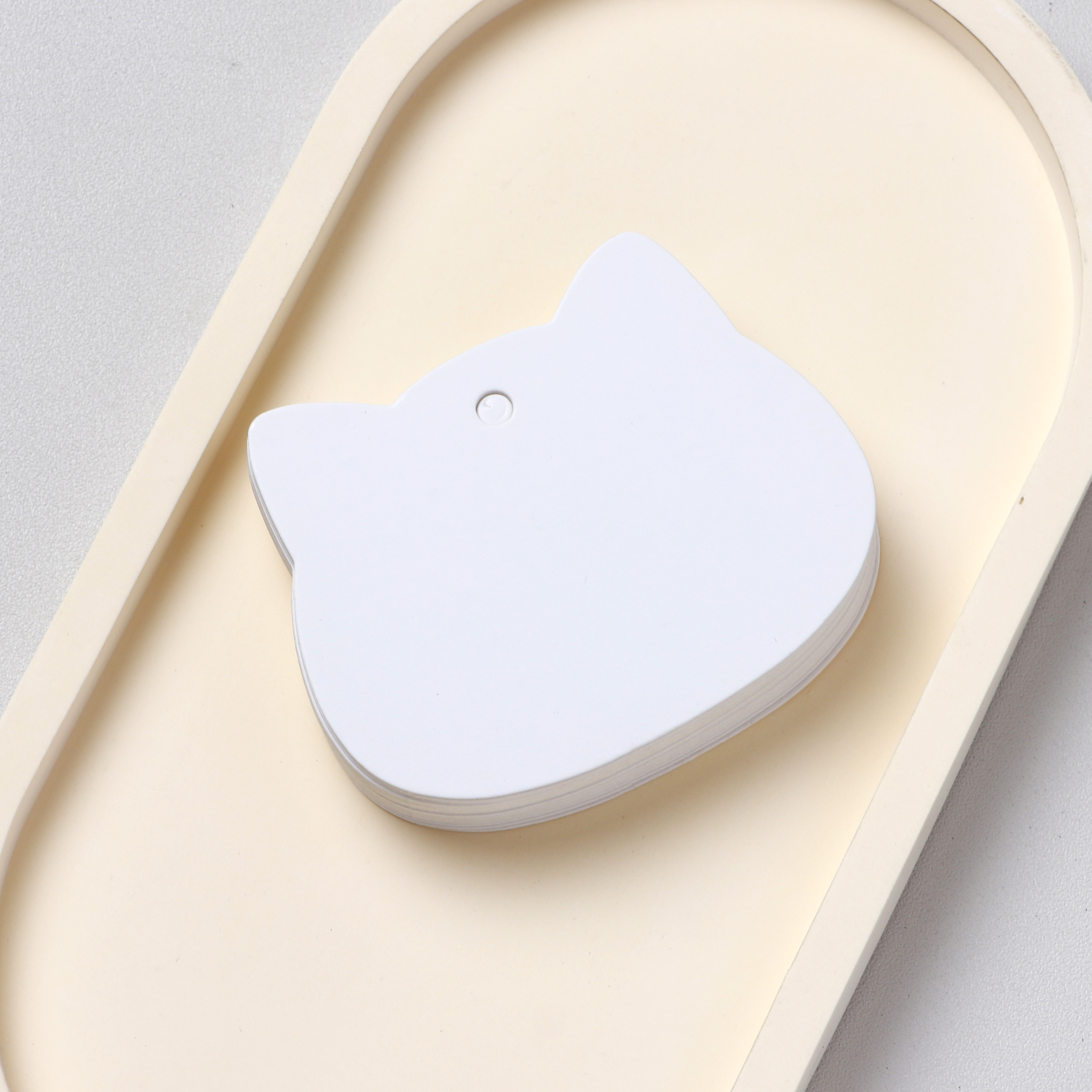 50 pieces 5x6.5cm Cat Label Tag Cards For Jewelry Package (Donimay)(Personalise Available)