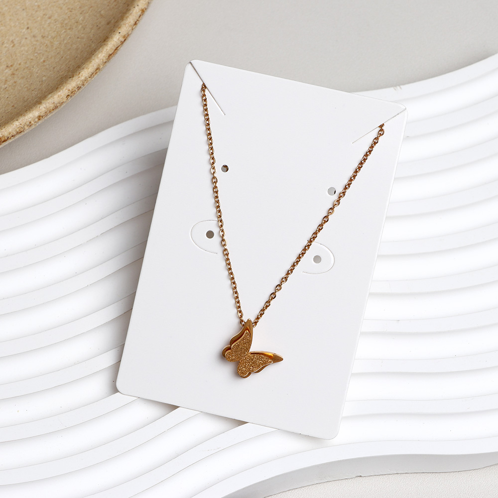 50 pieces 6x9 cm Round Paper Necklace Earring Display Cards For Jewelry Package (Donimay)(Personaliave Available)