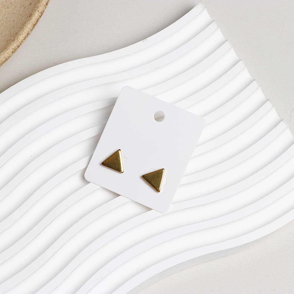 50 pieces 4.2x4.8cm Horzional Round Earring Display Cards For Jewelry Package (Donimay)(Personalise Available)