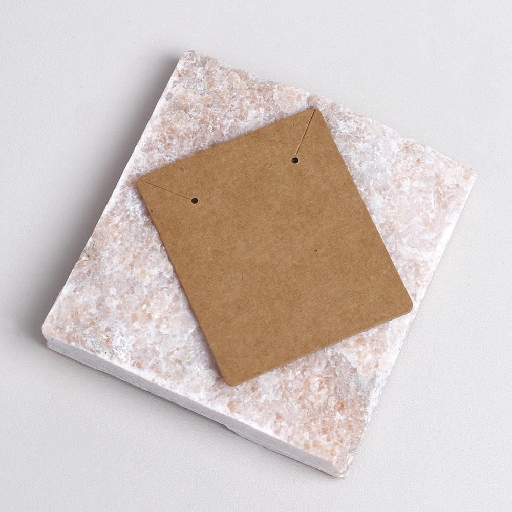 50 pieces 6x9cm Round Corner Earring Display Cards For Jewelry Package (Donimay)(Personalise Available)