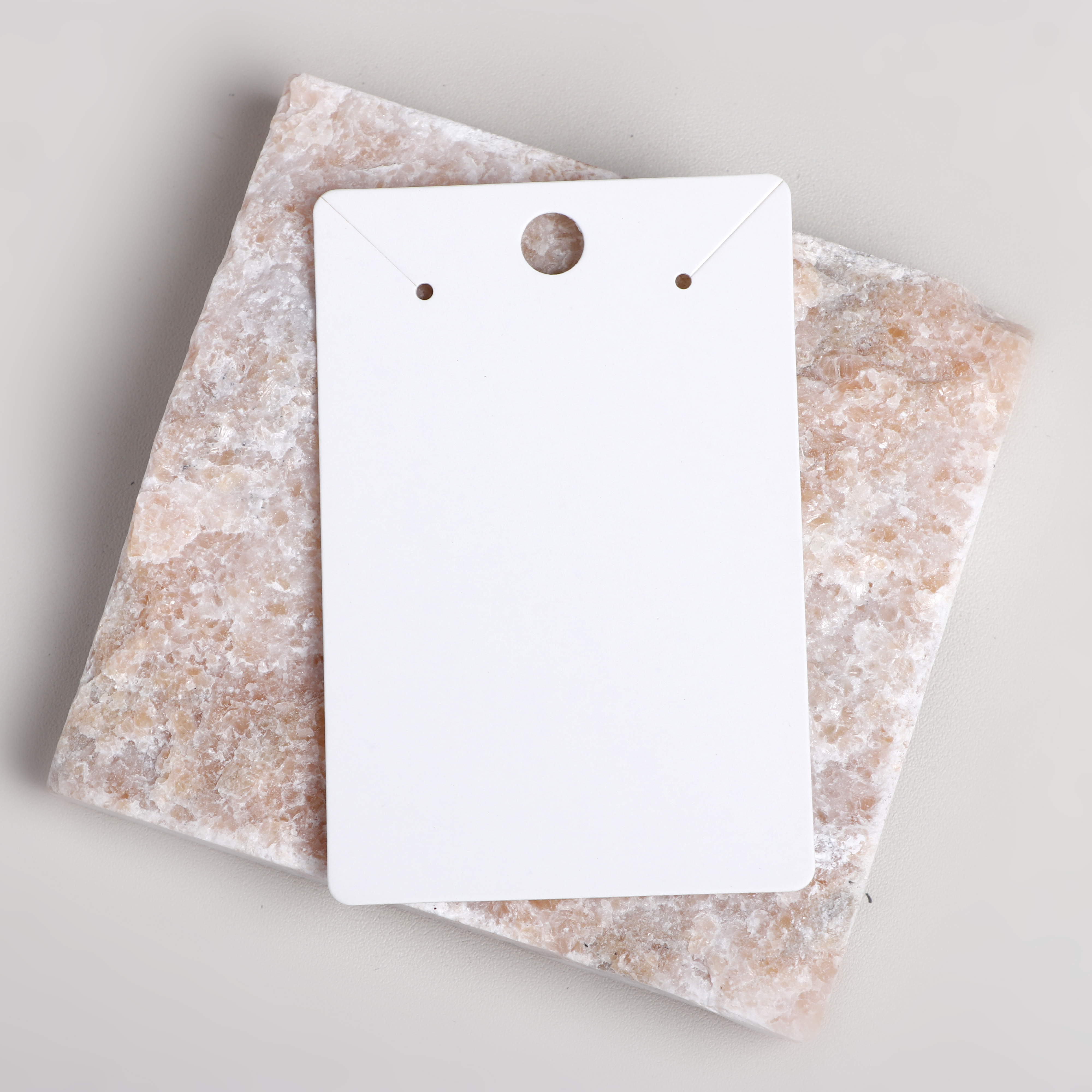 50 pieces 6x9cm Round Corner Earring Necklace Display Cards For Jewelry Package (Donimay)(Personalise Available)