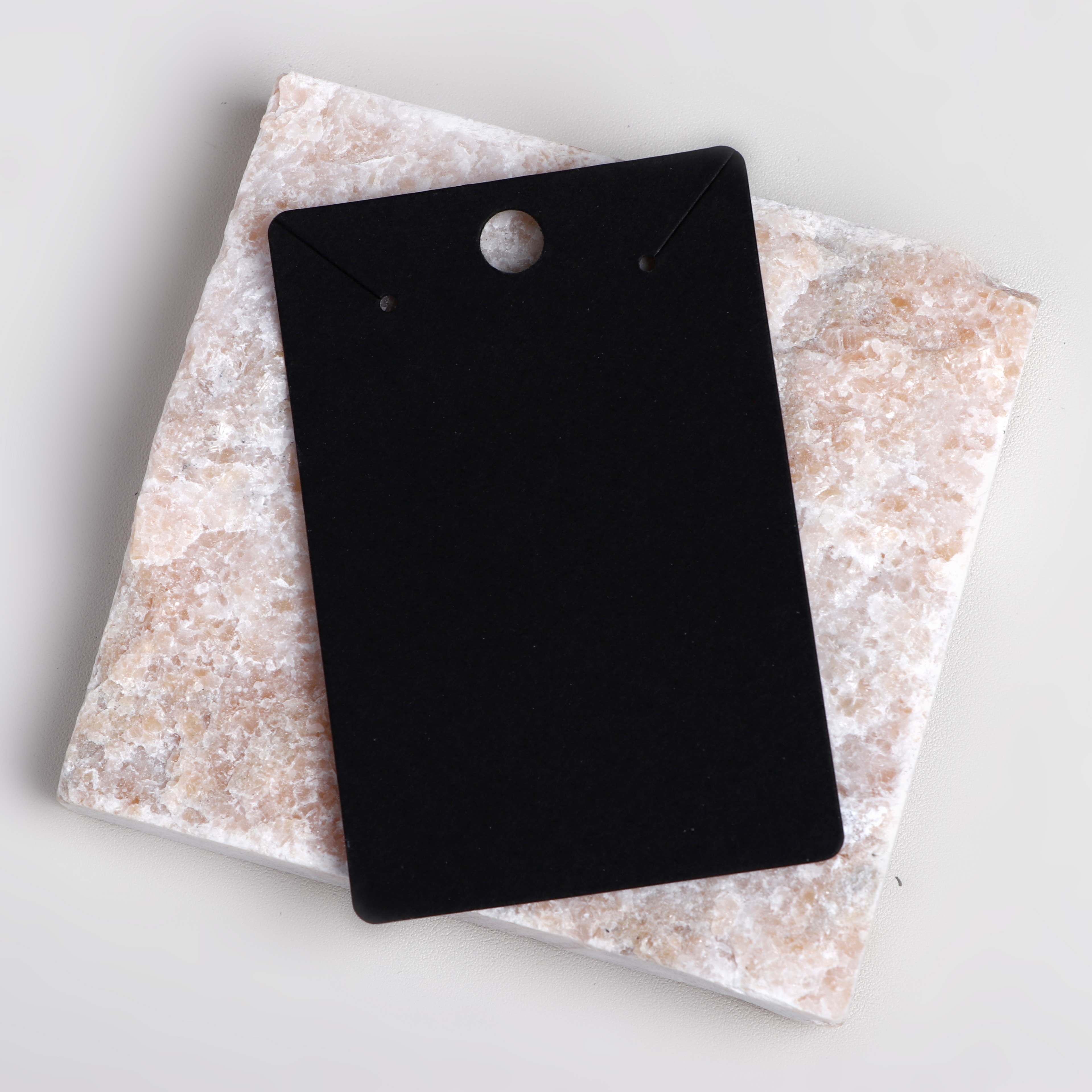 50 pieces 6x9cm Round Corner Earring Necklace Display Cards For Jewelry Package (Donimay)(Personalise Available)