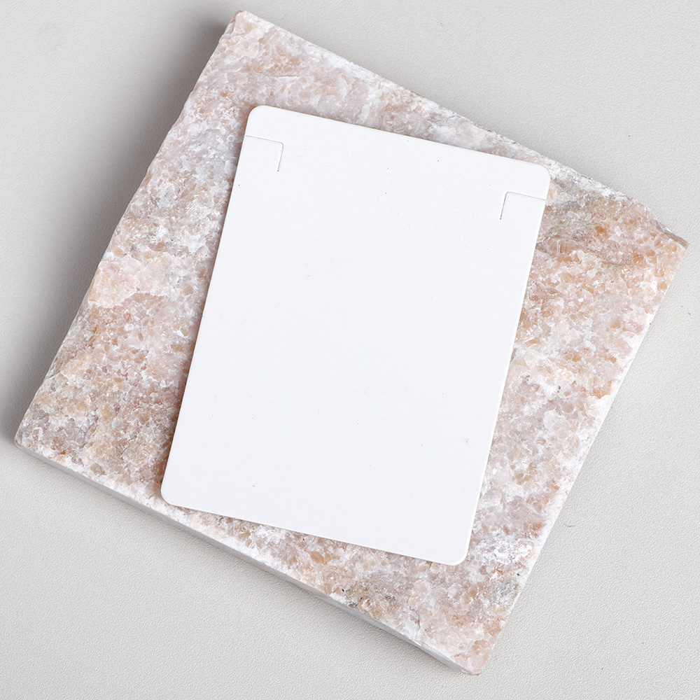 50 pieces 6x8cm Round Corner Necklace Display Cards For Jewelry Package (Donimay)(Personalise Available)