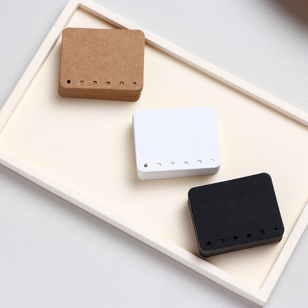 50 pieces 3.5x4.5cm Vertial 6 Holes Round Earring Display Cards For Jewelry Package (Donimay)(Personalise Available)