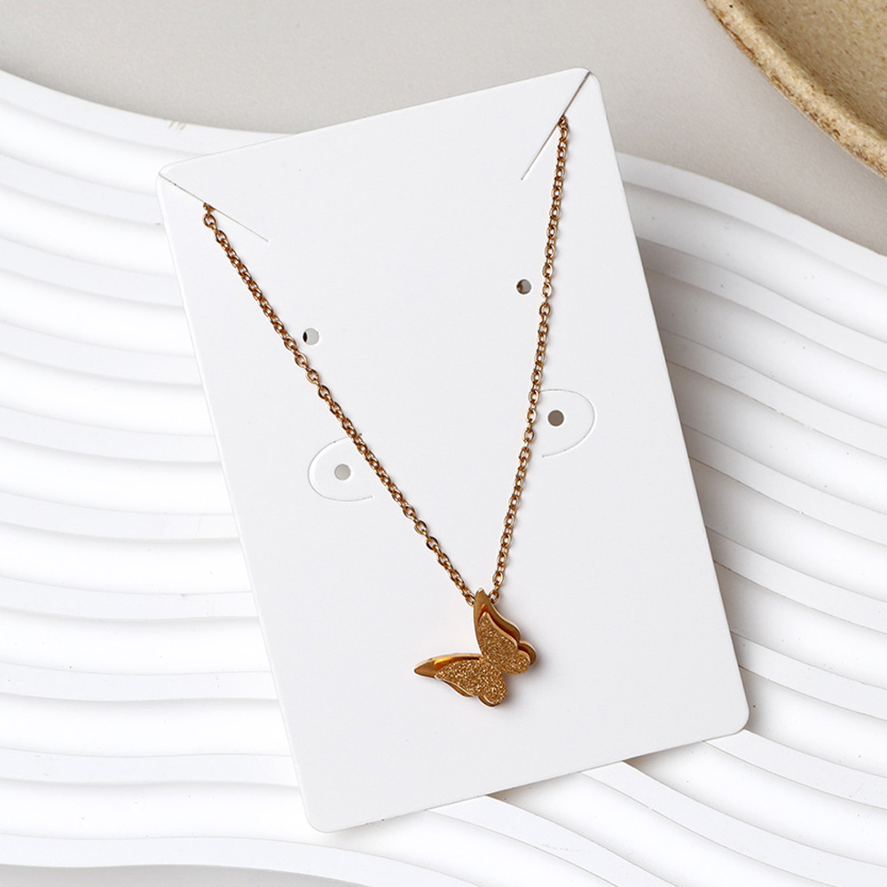 50 pieces 6x9 cm Round Paper Necklace Earring Display Cards For Jewelry Package (Donimay)(Personaliave Available)