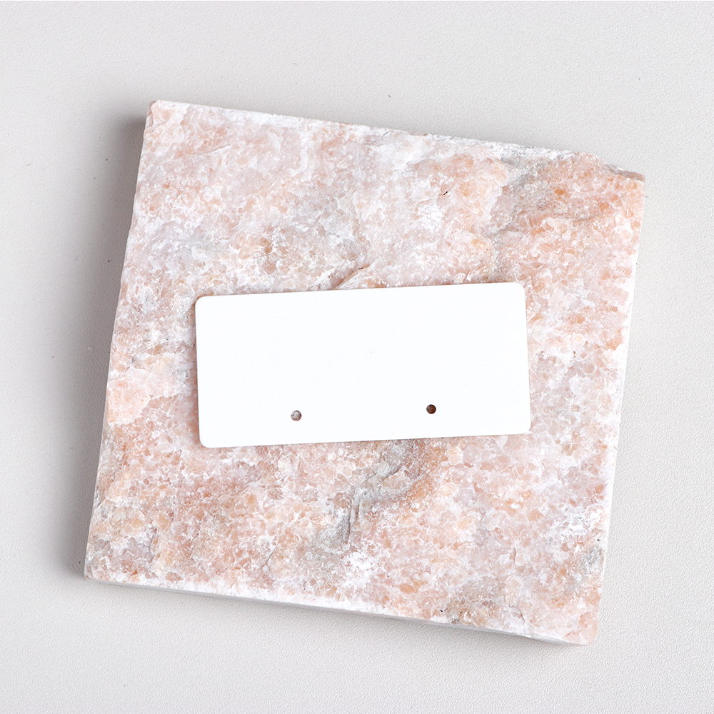 50 pieces 6.5x3cm Square Corner Earring Display Cards For Jewelry Package (Donimay)(Personalise Available)