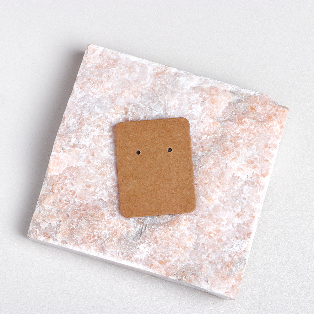 50 pieces 3.5x4.5cm Vertial Round Earring Display Cards For Jewelry Package (Donimay)(Personalise Available)