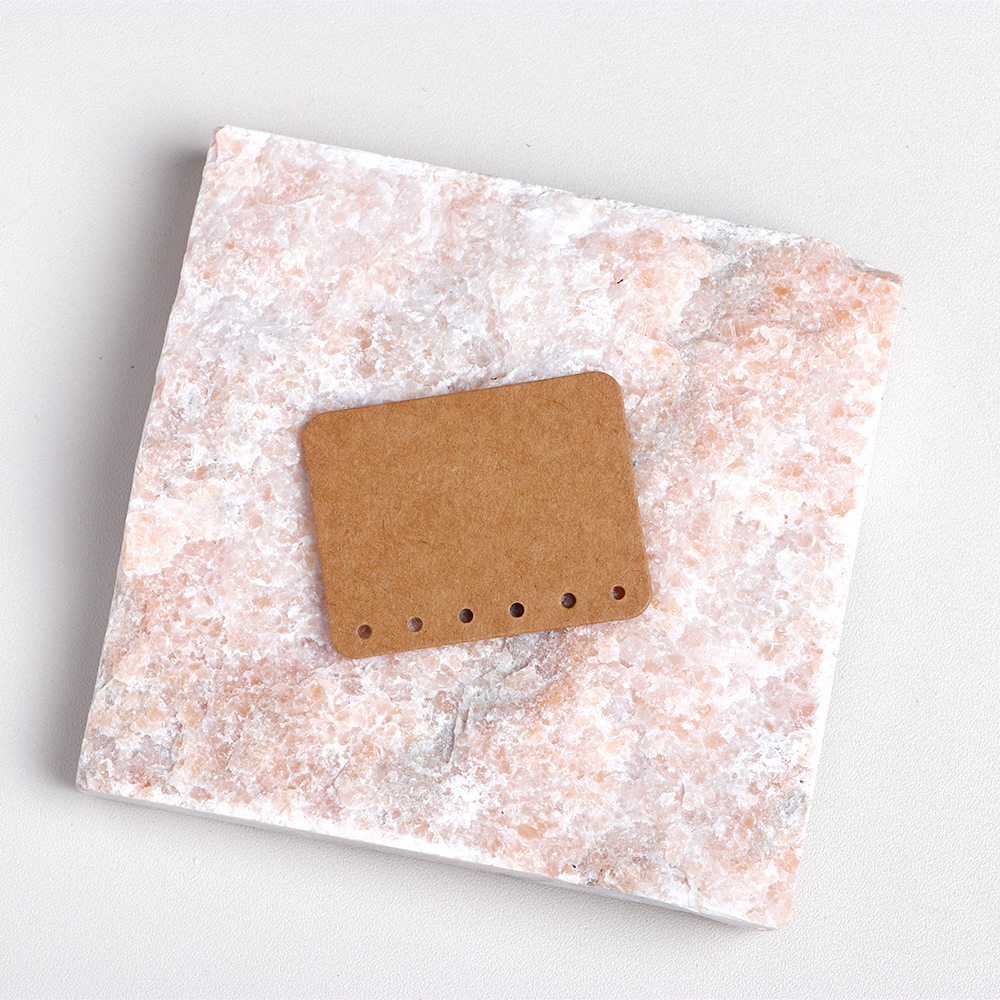 50 pieces 3.5x4.5cm Vertial 6 Holes Round Earring Display Cards For Jewelry Package (Donimay)(Personalise Available)