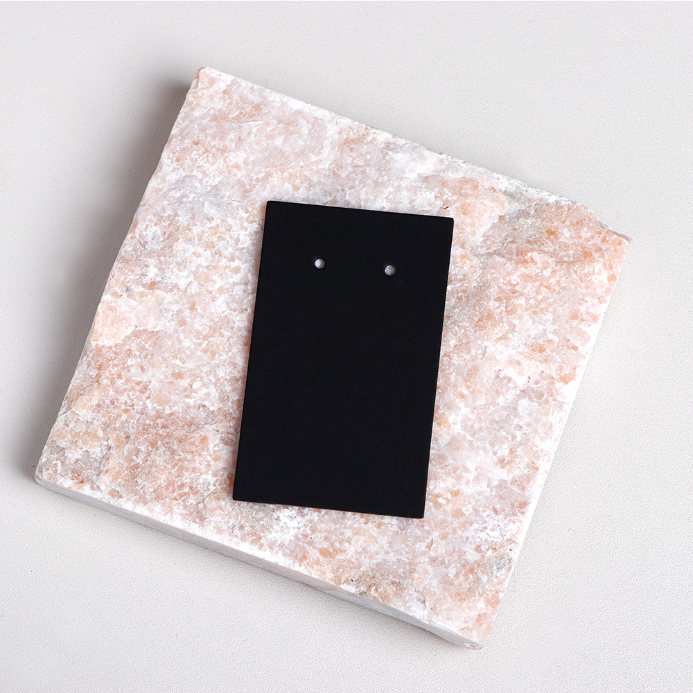 50 pieces 4x6.5cm Square Corner Earring Display Cards For Jewelry Package (Donimay)(Personalise Available)