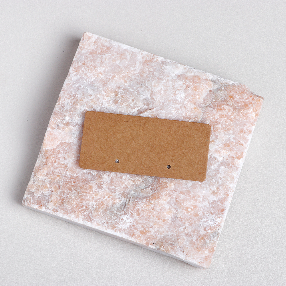 50 pieces 6.5x3cm Square Corner Earring Display Cards For Jewelry Package (Donimay)(Personalise Available)