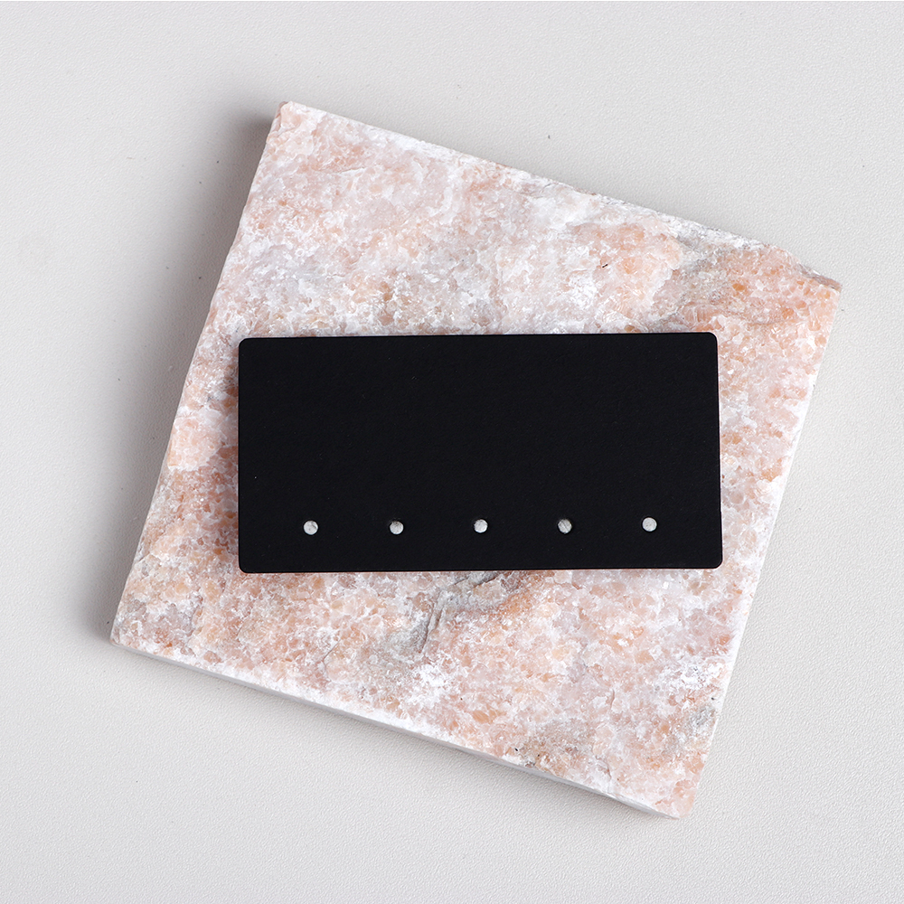 50 pieces 8x4cm Round 6 Holes Earring Display Cards For Jewelry Package (Donimay)(Personalise Available)