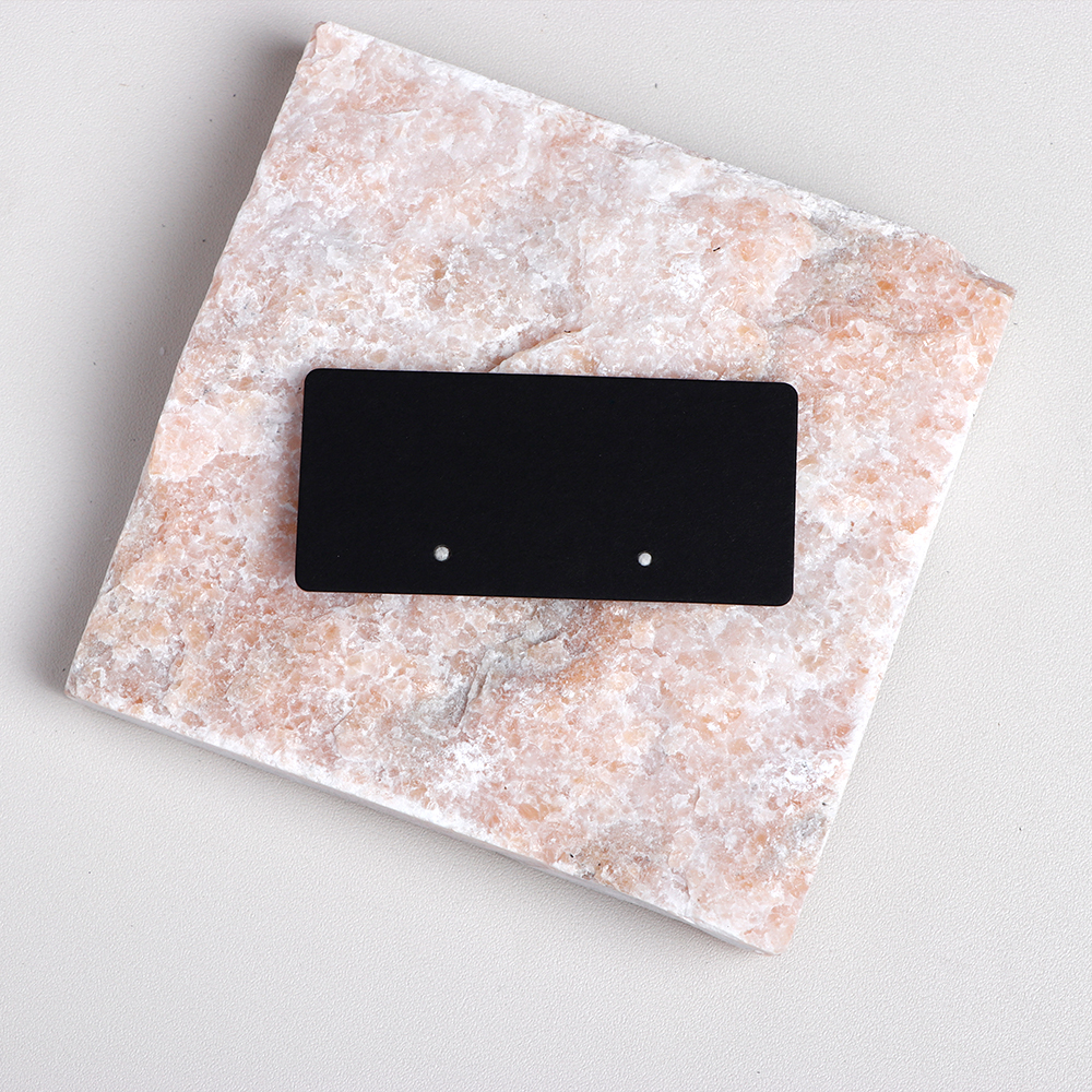 50 pieces 6.5x3cm Square Corner Earring Display Cards For Jewelry Package (Donimay)(Personalise Available)