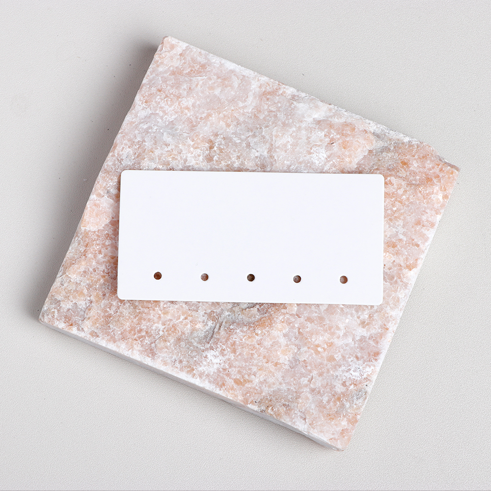 50 pieces 8x4cm Round 6 Holes Earring Display Cards For Jewelry Package (Donimay)(Personalise Available)