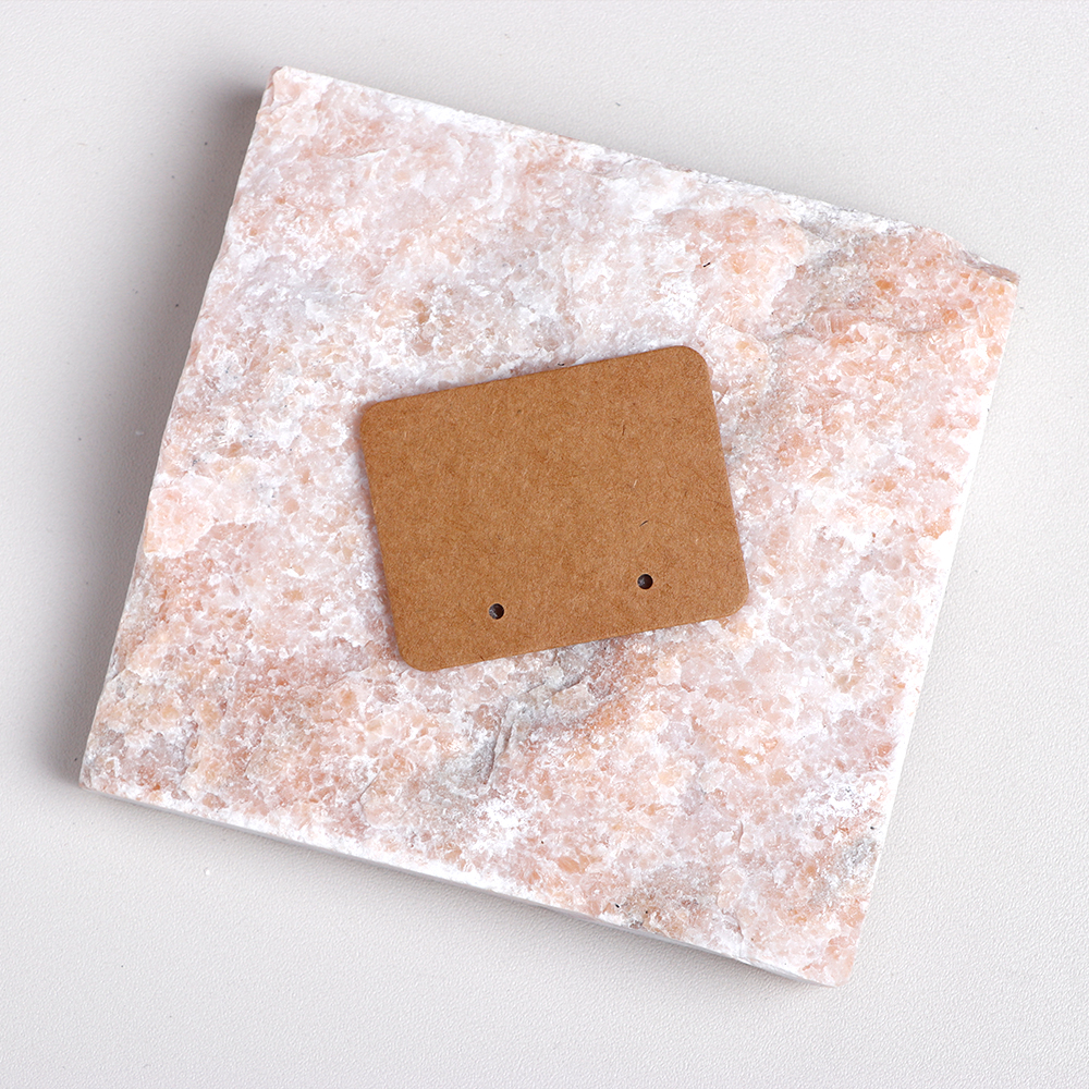 50 pieces 4.5x3.5cm Round Earring Display Cards For Jewelry Package (Donimay)(Personalise Available)