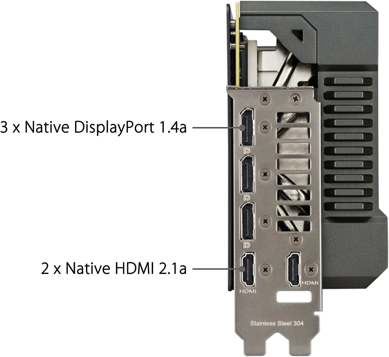 ASUS TUF Gaming GeForce RTX 4080 OC Edition Gaming Graphics Card (PCIe 4.0, 16GB GDDR6X, HDMI 2.1a, DisplayPort 1.4a, DLSS3 Support, Supports 4K)