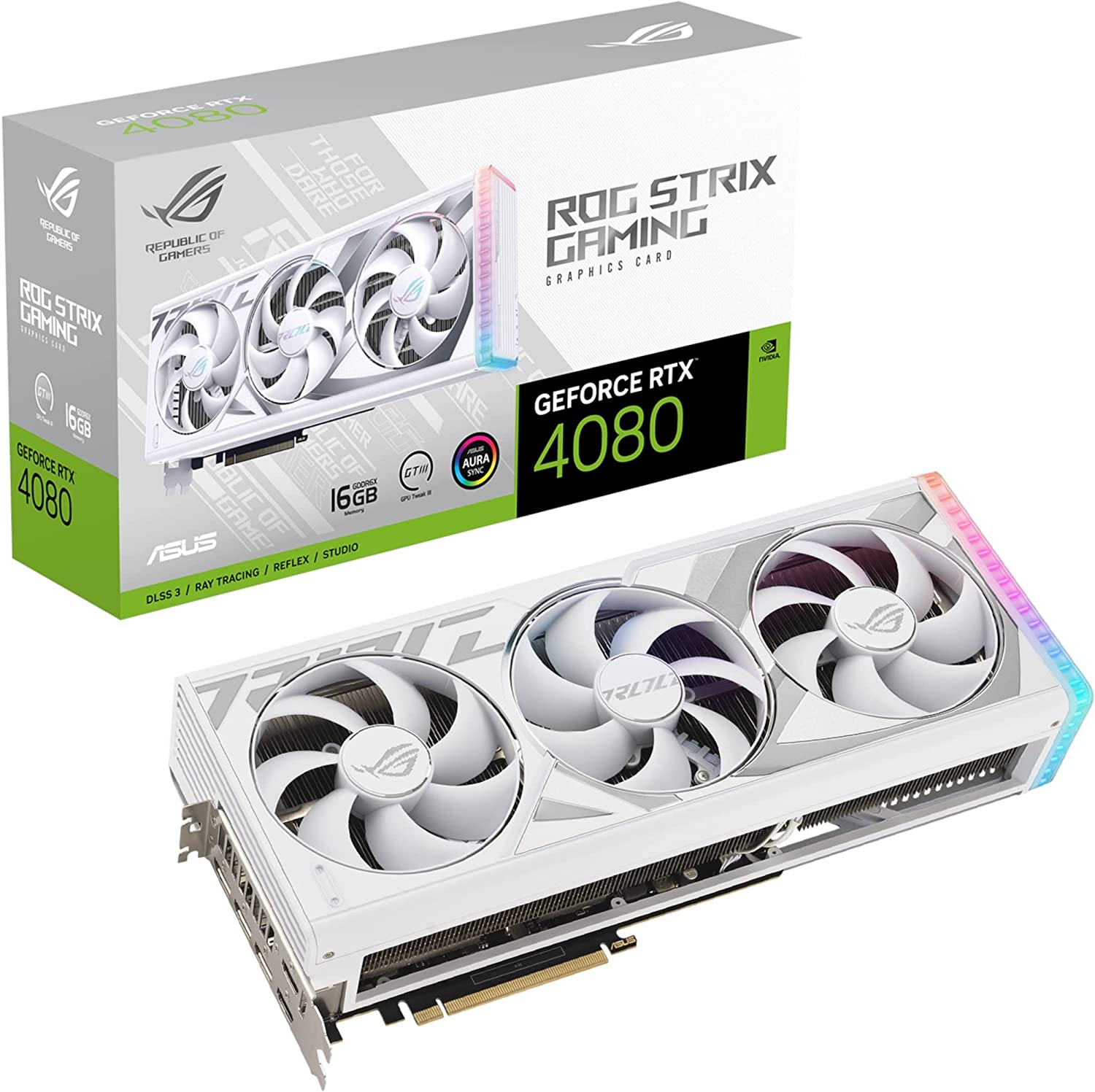 ASUS TUF Gaming GeForce RTX 4080 OC Edition Gaming Graphics Card (PCIe 4.0, 16GB GDDR6X, HDMI 2.1a, DisplayPort 1.4a, DLSS3 Support, Supports 4K)