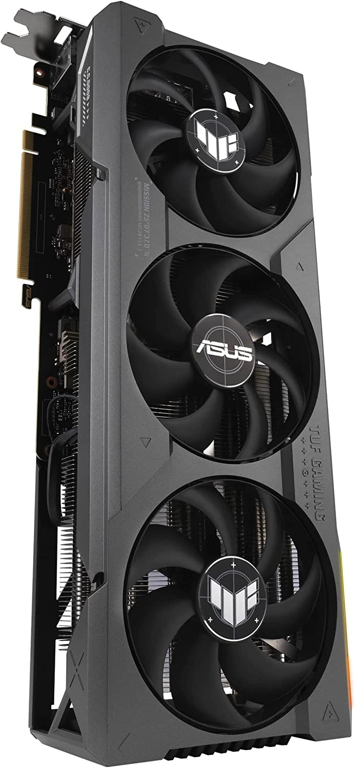 ASUS TUF Gaming GeForce RTX 4090 OC Edition Gaming Graphics Card (PCIe 4.0, 24GB GDDR6X, HDMI 2.1a, DisplayPort 1.4a, DLSS3 Support, Supports 4K)