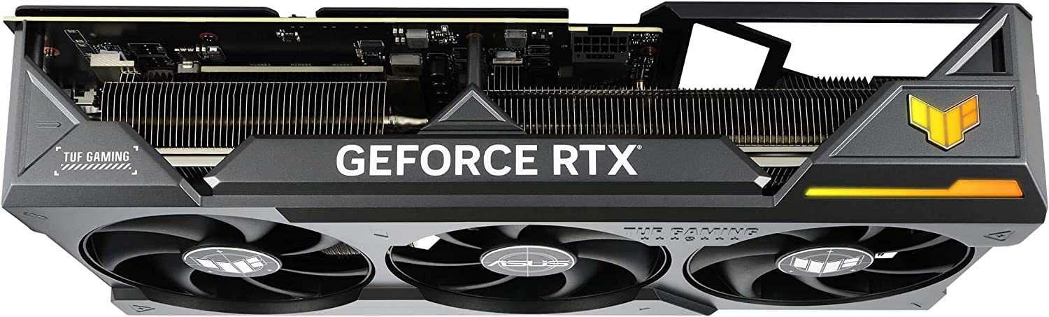 ASUS TUF Gaming GeForce RTX 4080 OC Edition Gaming Graphics Card (PCIe 4.0, 16GB GDDR6X, HDMI 2.1a, DisplayPort 1.4a, DLSS3 Support, Supports 4K)
