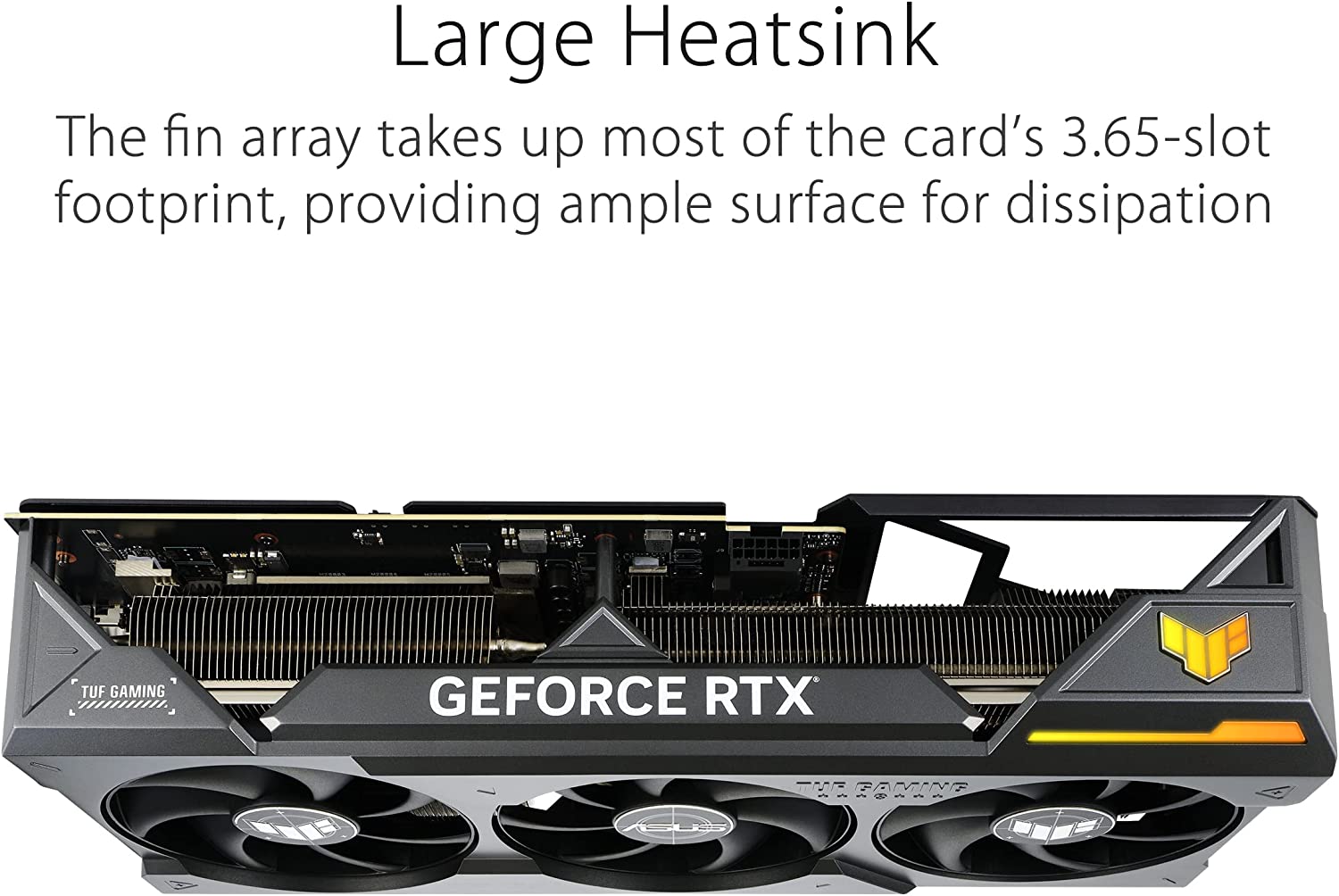 ASUS TUF Gaming GeForce RTX 4080 OC Edition Gaming Graphics Card (PCIe 4.0, 16GB GDDR6X, HDMI 2.1a, DisplayPort 1.4a, DLSS3 Support, Supports 4K)