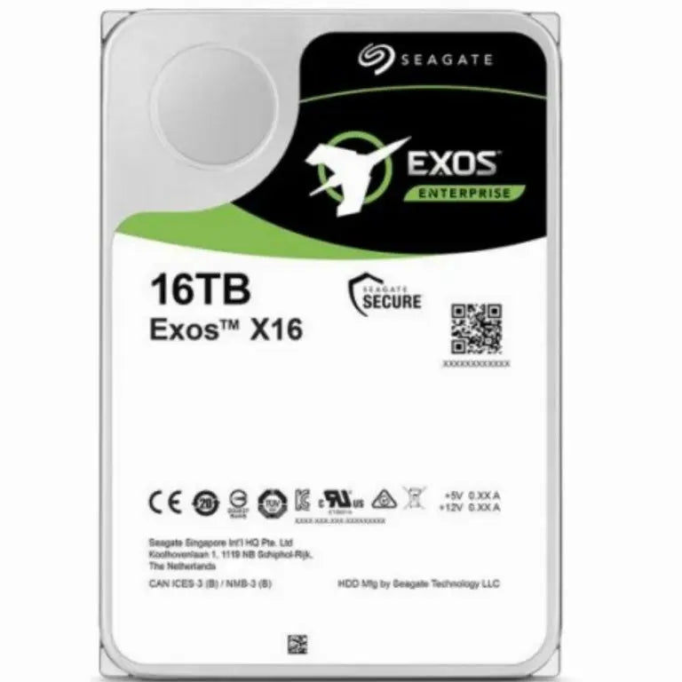 Seagate Exos X16 ST16000NM001G hard drive - 16 TB - SATA 6Gb/s OEM