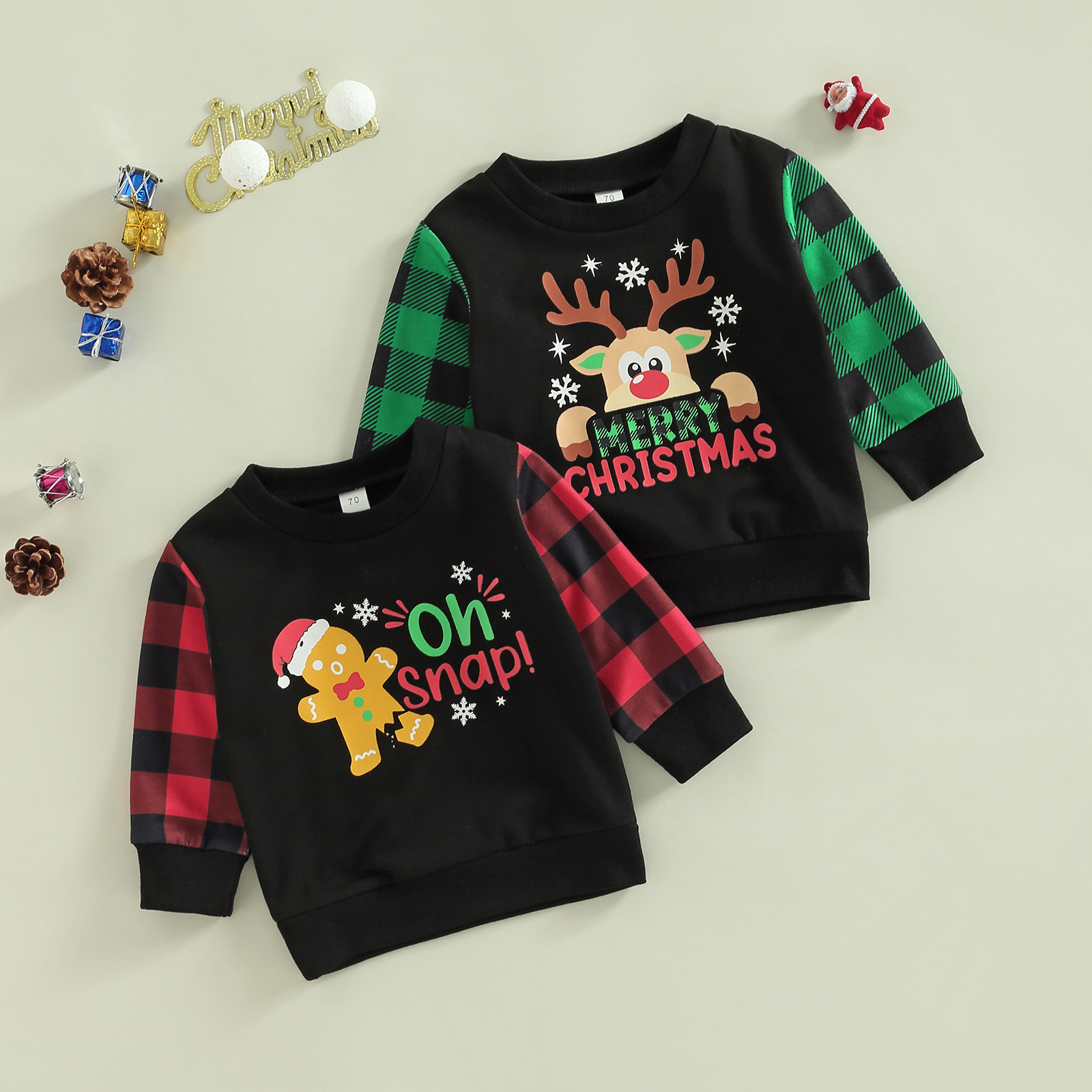 Baby Christmas Print Top