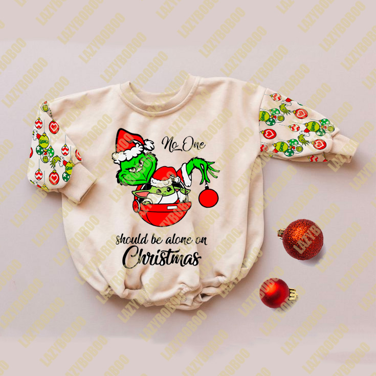 Baby Christmas print Romper
