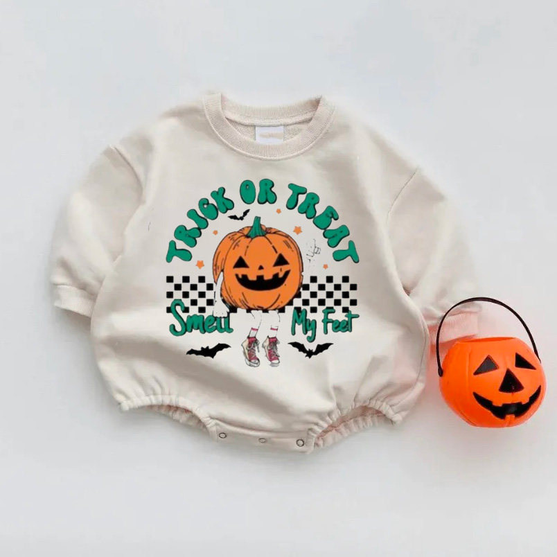  Baby Halloween  Print Rompers