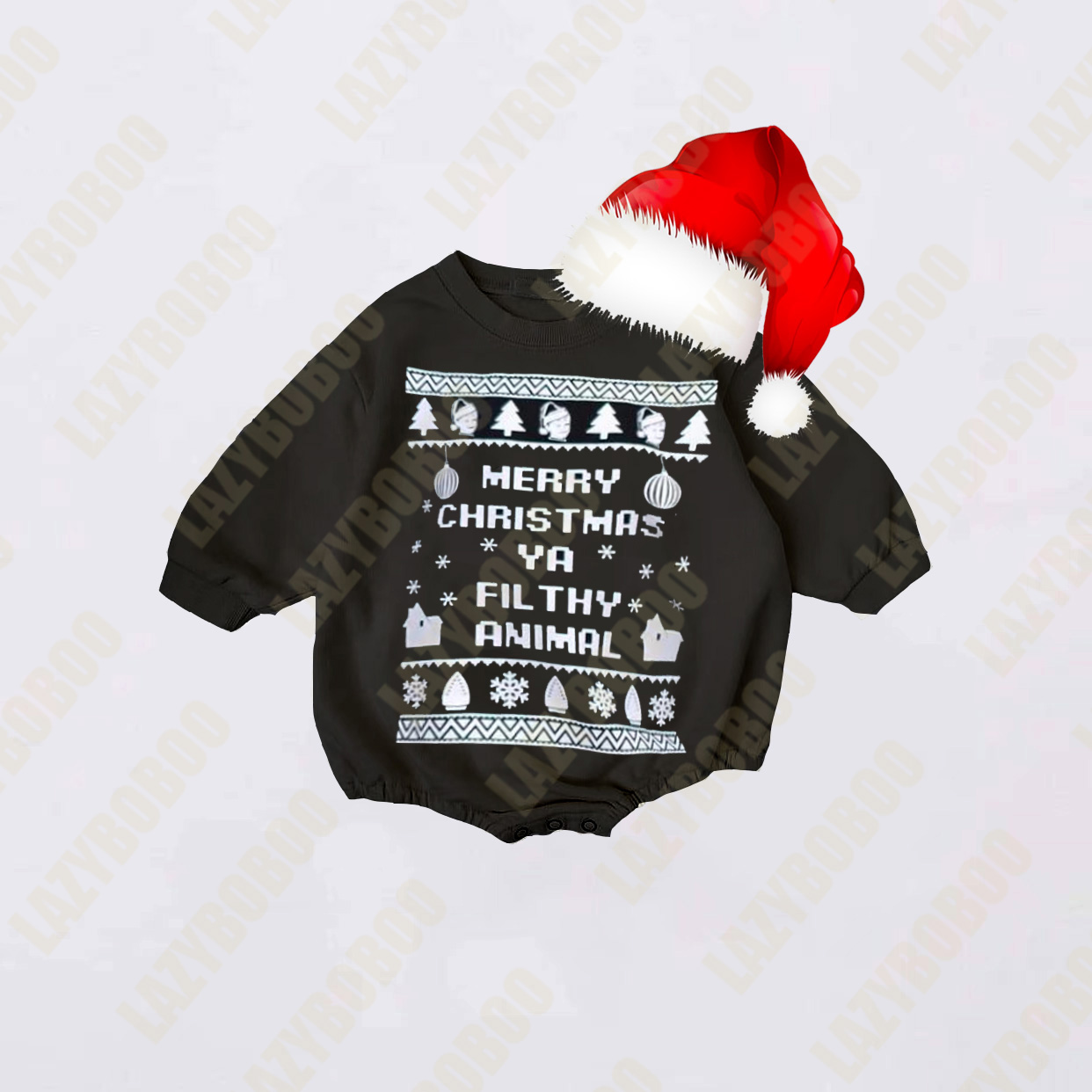 Baby Christmas print Romper