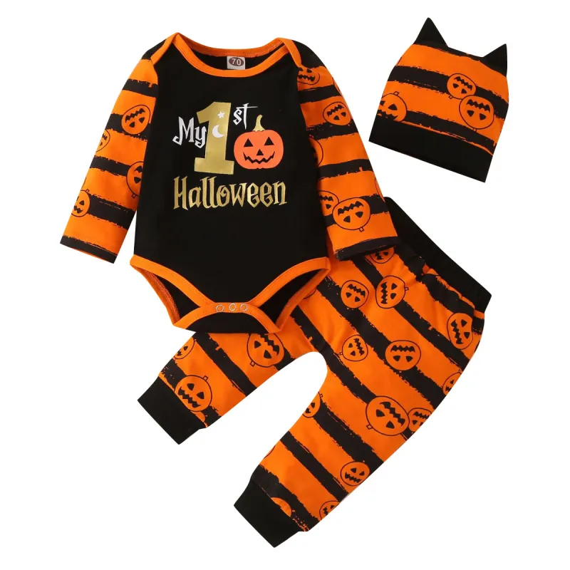 Baby Halloween Print Suit