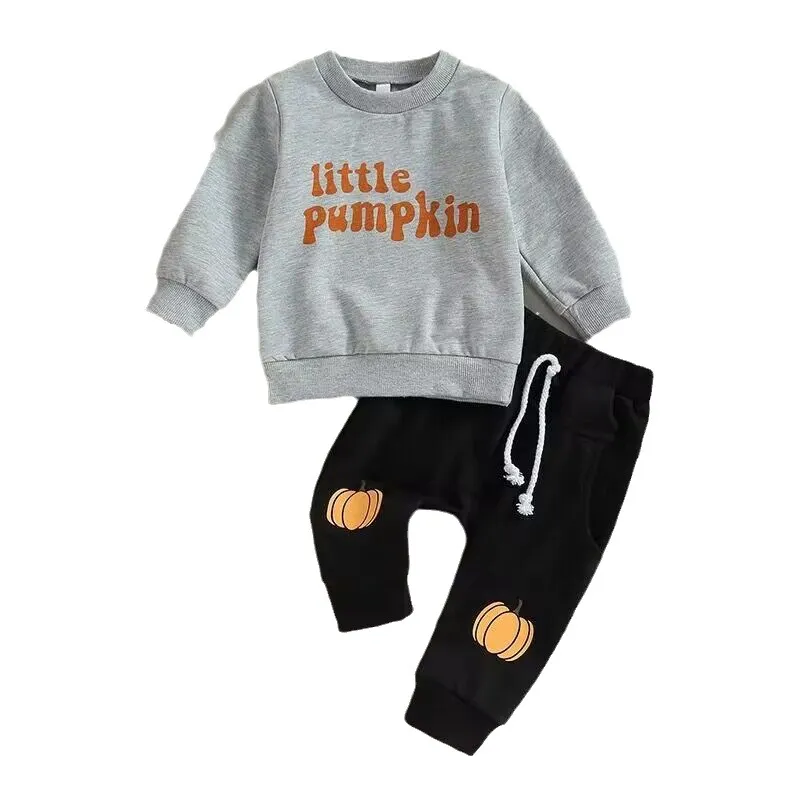 2-Piece Baby Boy Little Pumpkin Suit