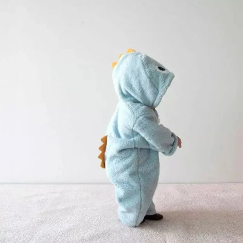 baby dinosaur hoodie romper