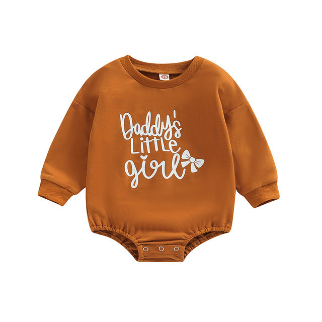Baby Daddy's little girl print Bodysuit