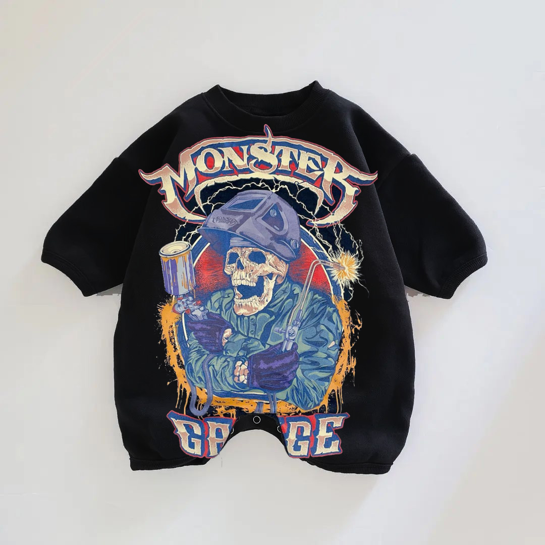 Baby Halloween Print Romper