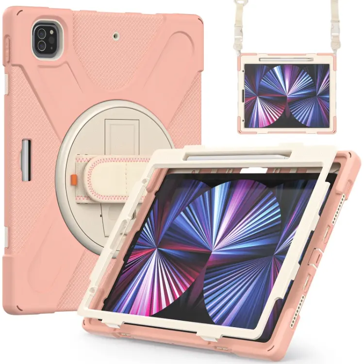 Factory OEM Custom Logo New Design Silicone Case For iPad Pro 12.9 2021 2022 Case Cover